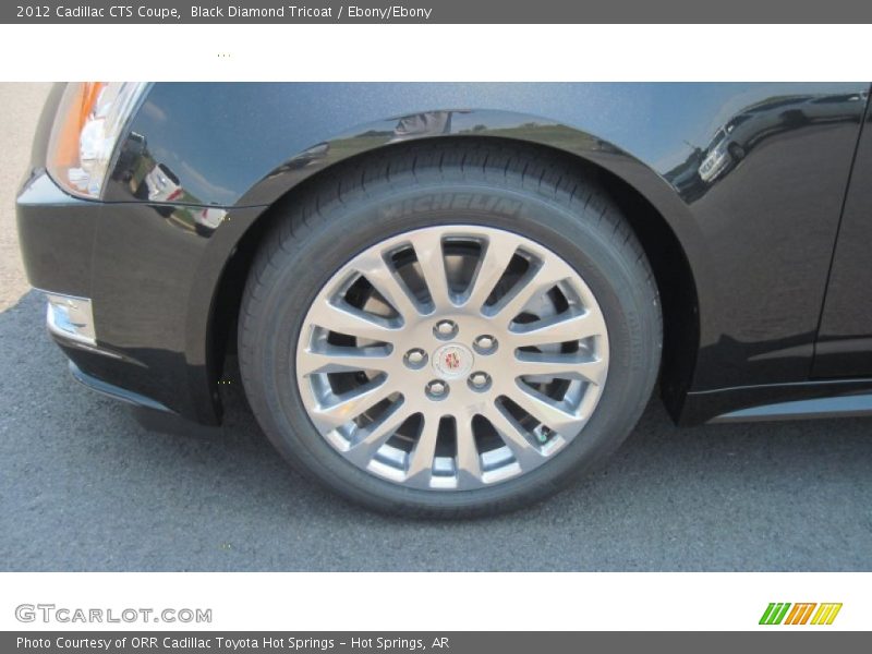 Black Diamond Tricoat / Ebony/Ebony 2012 Cadillac CTS Coupe