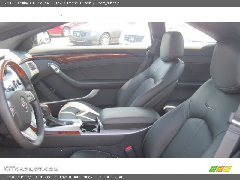 Black Diamond Tricoat / Ebony/Ebony 2012 Cadillac CTS Coupe