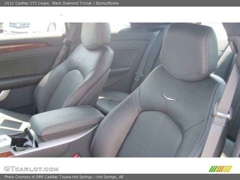 Black Diamond Tricoat / Ebony/Ebony 2012 Cadillac CTS Coupe