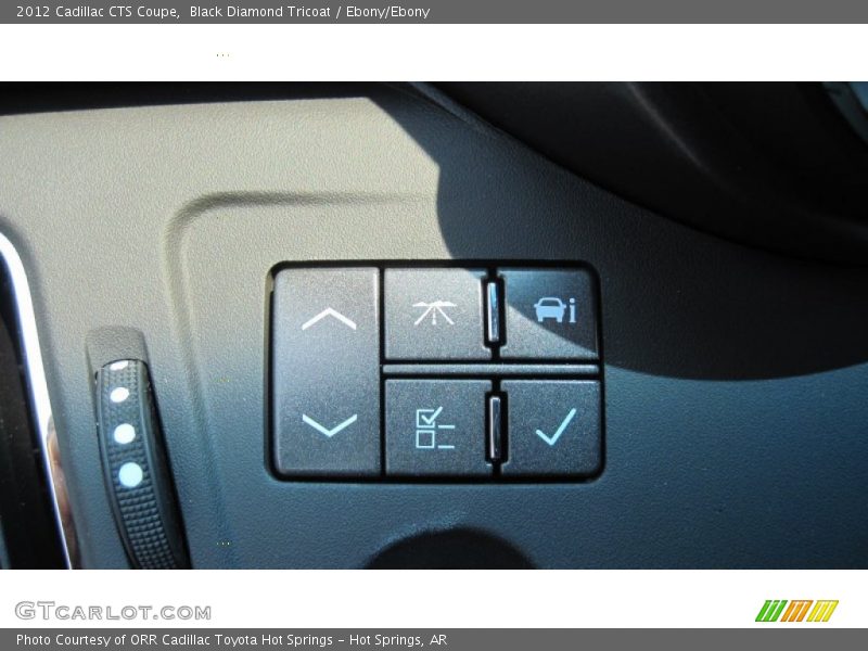 Black Diamond Tricoat / Ebony/Ebony 2012 Cadillac CTS Coupe