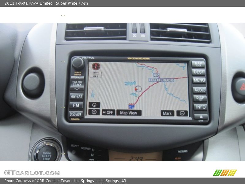 Navigation of 2011 RAV4 Limited