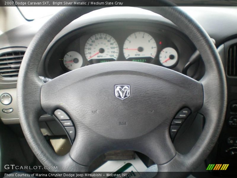 Bright Silver Metallic / Medium Slate Gray 2007 Dodge Caravan SXT