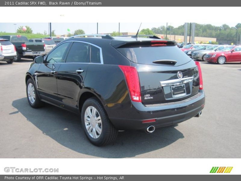 Black Raven / Ebony/Titanium 2011 Cadillac SRX FWD