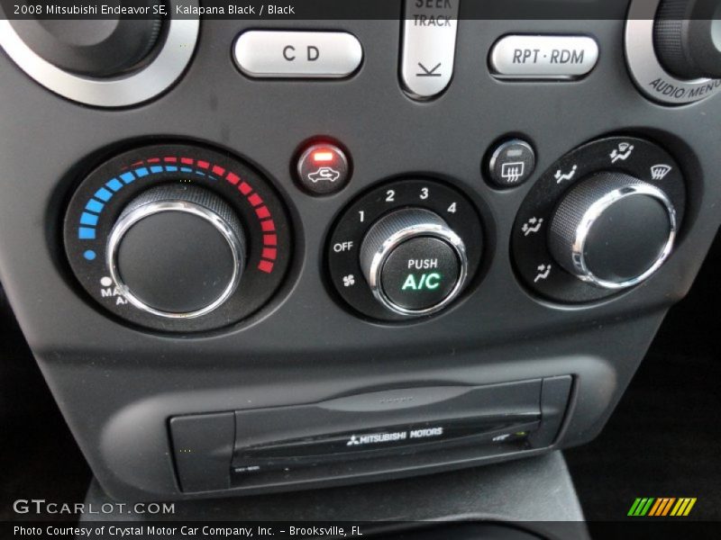 Controls of 2008 Endeavor SE