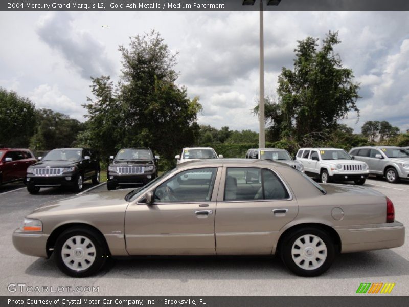Gold Ash Metallic / Medium Parchment 2004 Mercury Grand Marquis LS