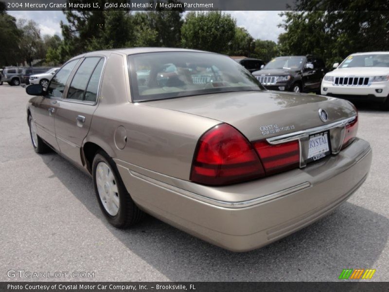 Gold Ash Metallic / Medium Parchment 2004 Mercury Grand Marquis LS