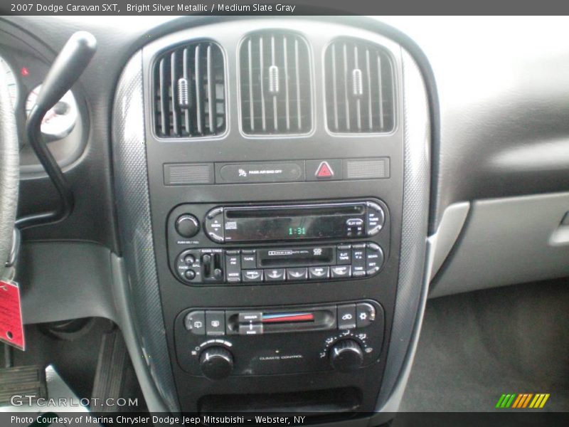 Bright Silver Metallic / Medium Slate Gray 2007 Dodge Caravan SXT