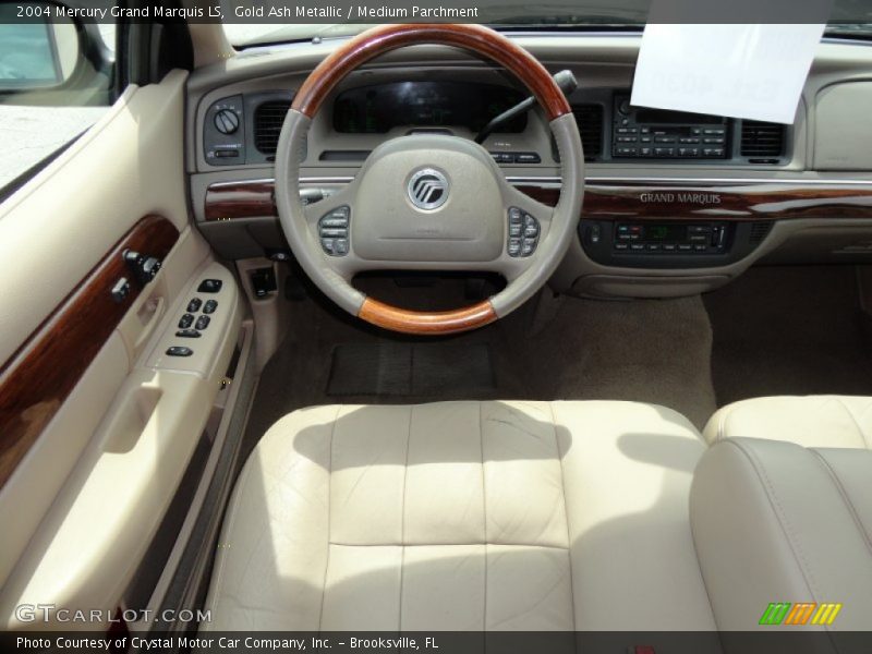 Gold Ash Metallic / Medium Parchment 2004 Mercury Grand Marquis LS