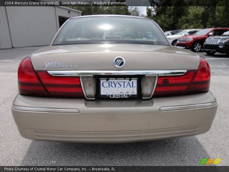 Gold Ash Metallic / Medium Parchment 2004 Mercury Grand Marquis LS