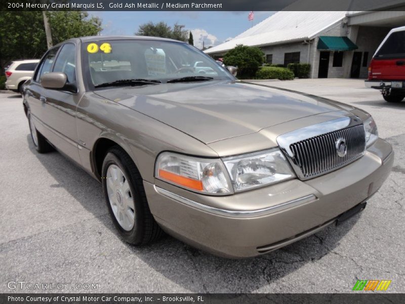 Gold Ash Metallic / Medium Parchment 2004 Mercury Grand Marquis LS