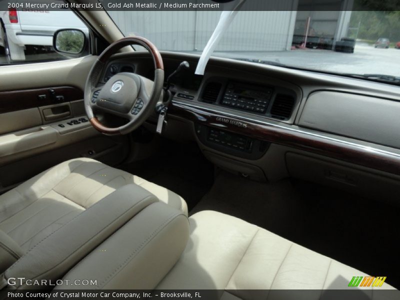 Gold Ash Metallic / Medium Parchment 2004 Mercury Grand Marquis LS