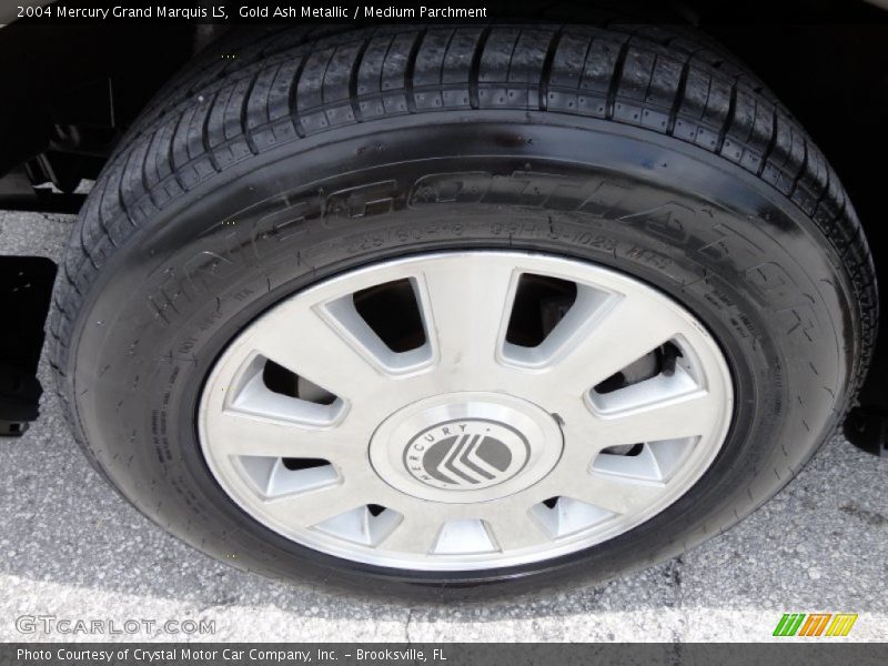 Gold Ash Metallic / Medium Parchment 2004 Mercury Grand Marquis LS