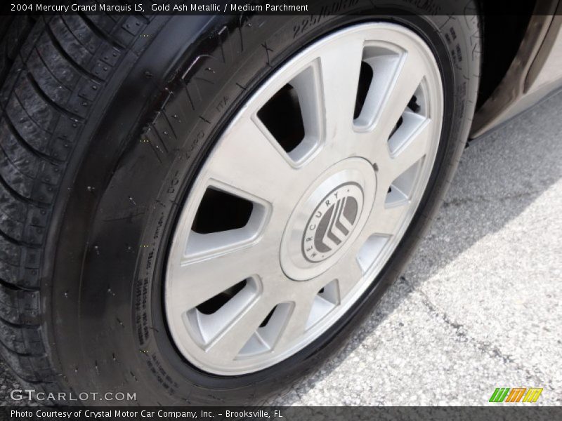 Gold Ash Metallic / Medium Parchment 2004 Mercury Grand Marquis LS