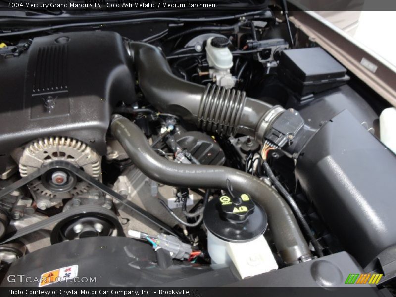 Gold Ash Metallic / Medium Parchment 2004 Mercury Grand Marquis LS