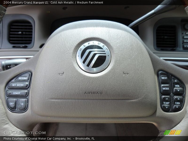 Gold Ash Metallic / Medium Parchment 2004 Mercury Grand Marquis LS