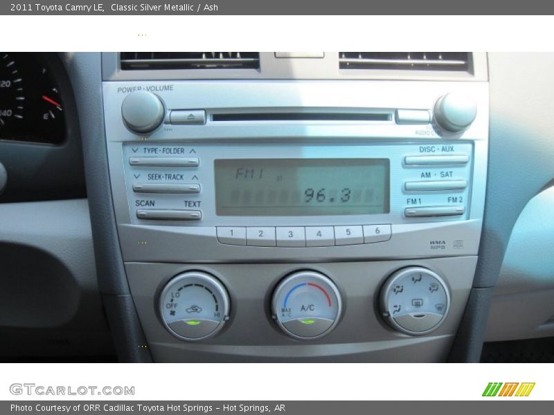 Classic Silver Metallic / Ash 2011 Toyota Camry LE