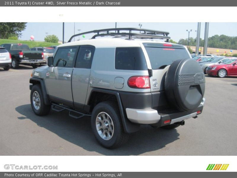 Silver Fresco Metallic / Dark Charcoal 2011 Toyota FJ Cruiser 4WD