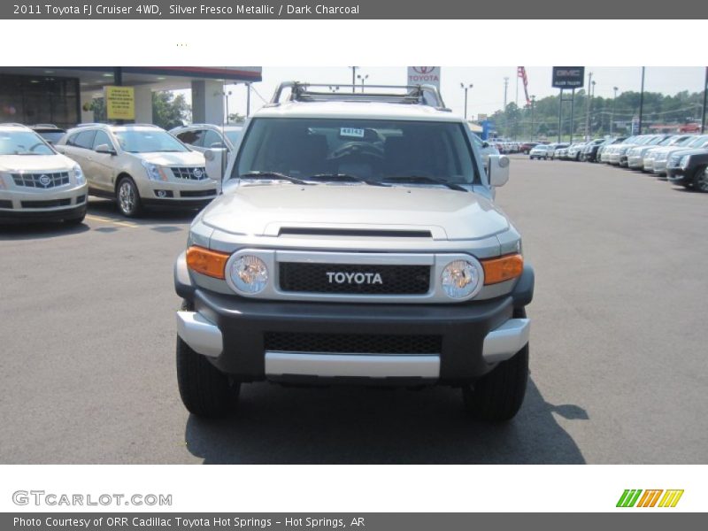 Silver Fresco Metallic / Dark Charcoal 2011 Toyota FJ Cruiser 4WD