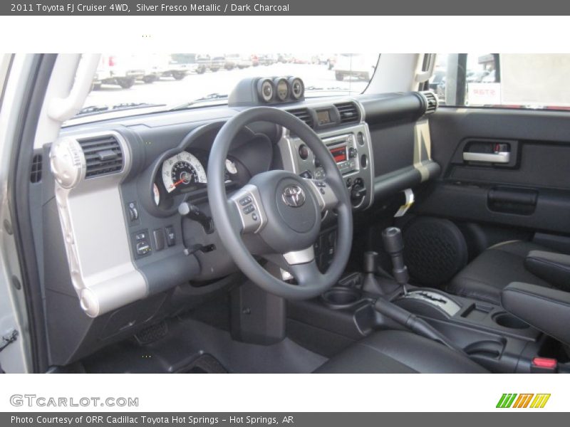 Silver Fresco Metallic / Dark Charcoal 2011 Toyota FJ Cruiser 4WD