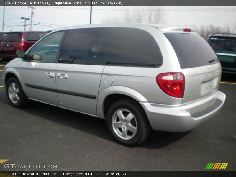 Bright Silver Metallic / Medium Slate Gray 2007 Dodge Caravan SXT