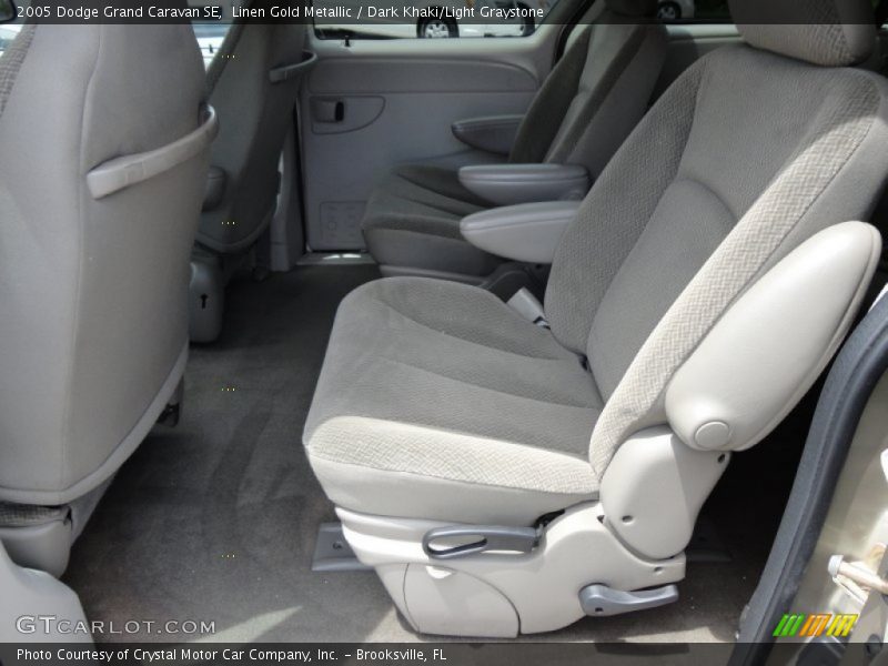 Linen Gold Metallic / Dark Khaki/Light Graystone 2005 Dodge Grand Caravan SE