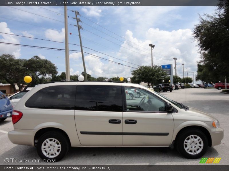Linen Gold Metallic / Dark Khaki/Light Graystone 2005 Dodge Grand Caravan SE