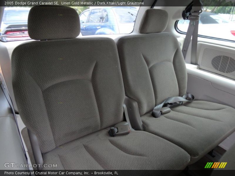 Linen Gold Metallic / Dark Khaki/Light Graystone 2005 Dodge Grand Caravan SE