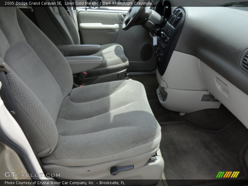Linen Gold Metallic / Dark Khaki/Light Graystone 2005 Dodge Grand Caravan SE