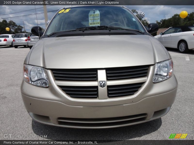 Linen Gold Metallic / Dark Khaki/Light Graystone 2005 Dodge Grand Caravan SE