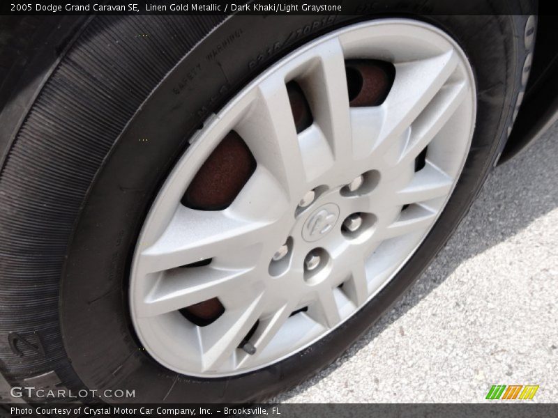Linen Gold Metallic / Dark Khaki/Light Graystone 2005 Dodge Grand Caravan SE
