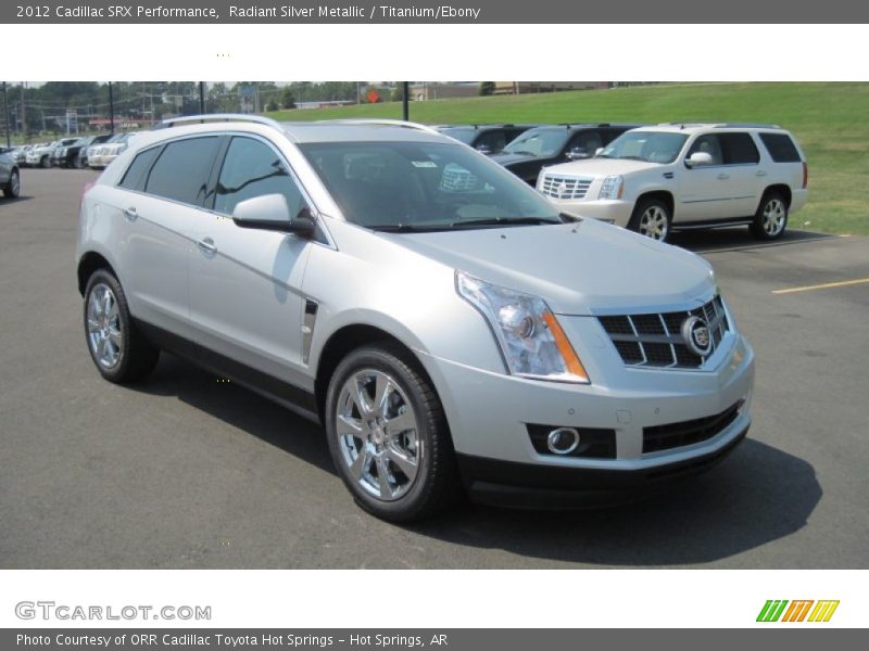 Radiant Silver Metallic / Titanium/Ebony 2012 Cadillac SRX Performance