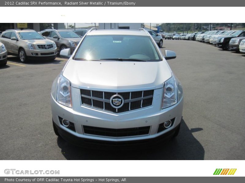 Radiant Silver Metallic / Titanium/Ebony 2012 Cadillac SRX Performance