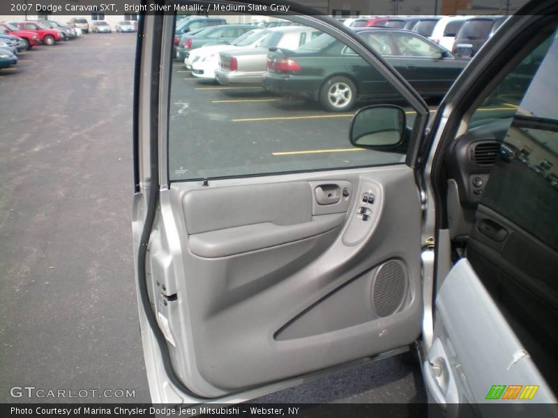 Bright Silver Metallic / Medium Slate Gray 2007 Dodge Caravan SXT