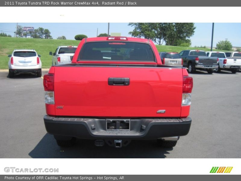 Radiant Red / Black 2011 Toyota Tundra TRD Rock Warrior CrewMax 4x4
