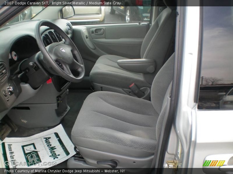 Bright Silver Metallic / Medium Slate Gray 2007 Dodge Caravan SXT