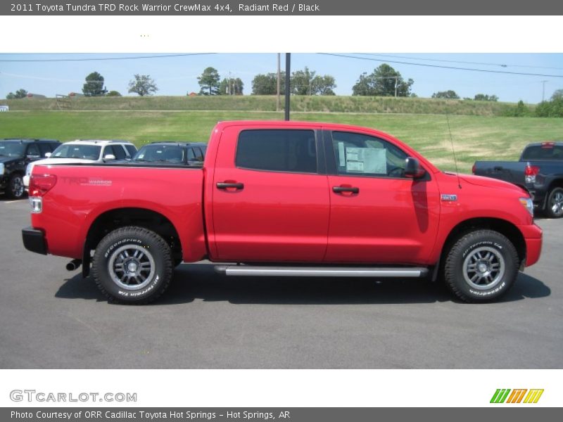 Radiant Red / Black 2011 Toyota Tundra TRD Rock Warrior CrewMax 4x4