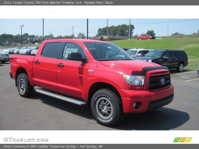 Radiant Red / Black 2011 Toyota Tundra TRD Rock Warrior CrewMax 4x4