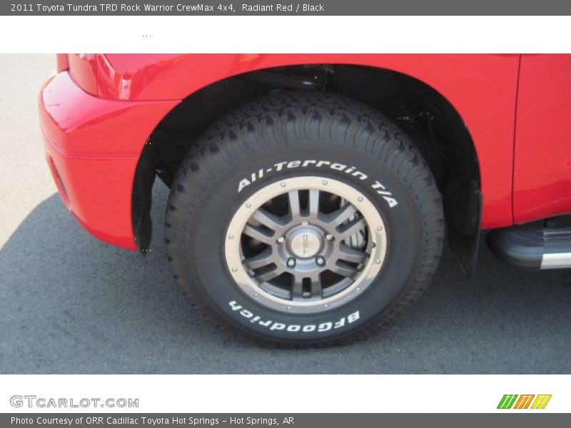 Radiant Red / Black 2011 Toyota Tundra TRD Rock Warrior CrewMax 4x4