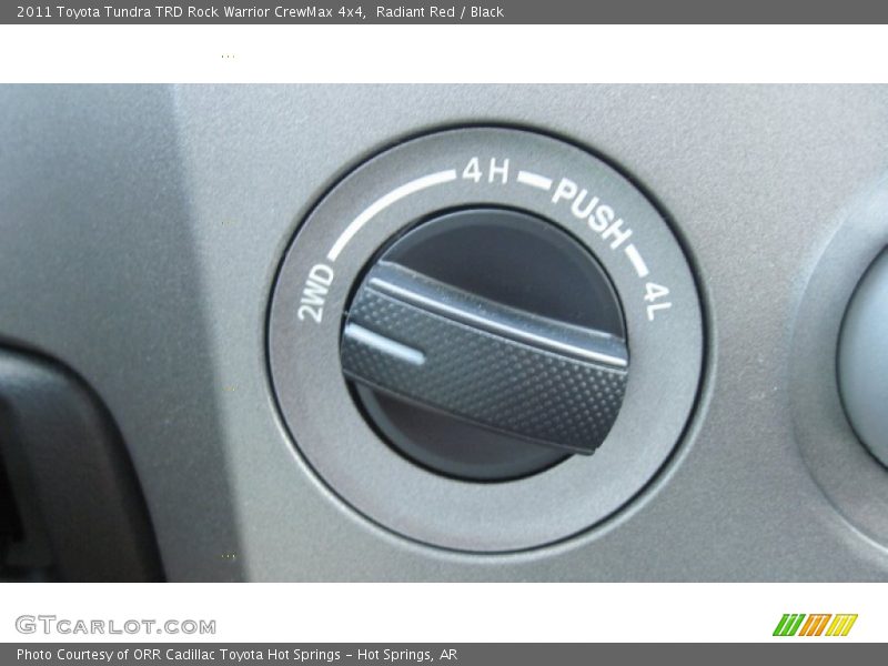 Radiant Red / Black 2011 Toyota Tundra TRD Rock Warrior CrewMax 4x4