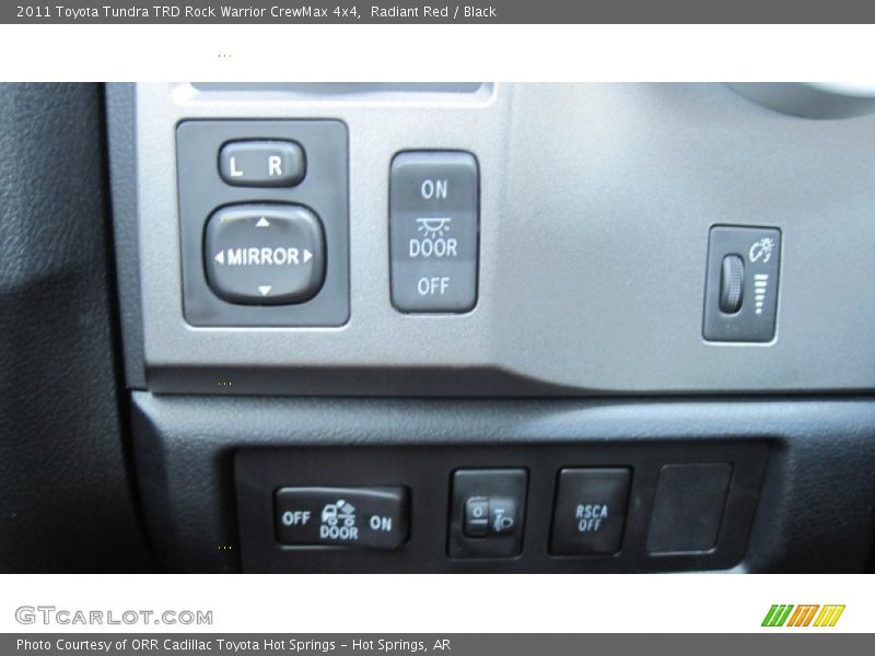 Radiant Red / Black 2011 Toyota Tundra TRD Rock Warrior CrewMax 4x4