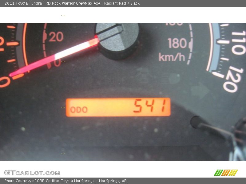 Radiant Red / Black 2011 Toyota Tundra TRD Rock Warrior CrewMax 4x4