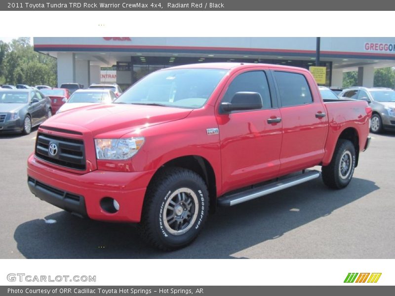 Radiant Red / Black 2011 Toyota Tundra TRD Rock Warrior CrewMax 4x4