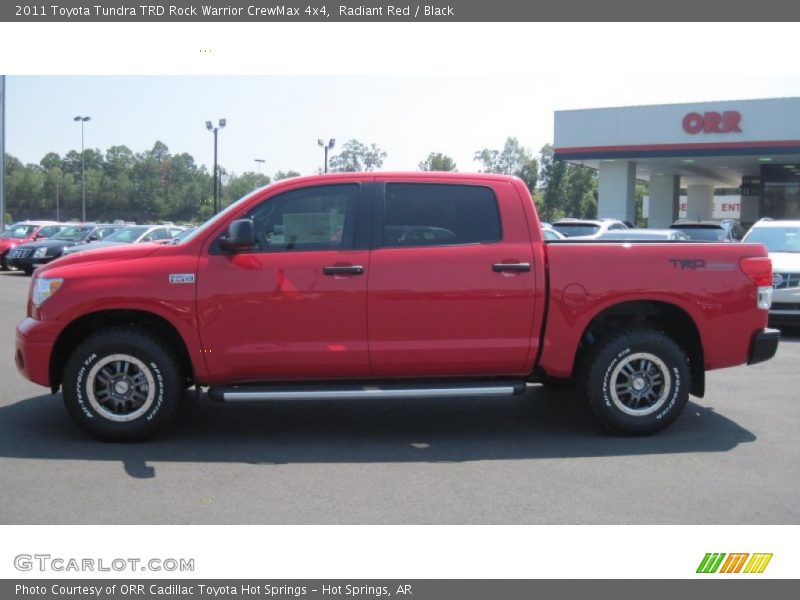 Radiant Red / Black 2011 Toyota Tundra TRD Rock Warrior CrewMax 4x4