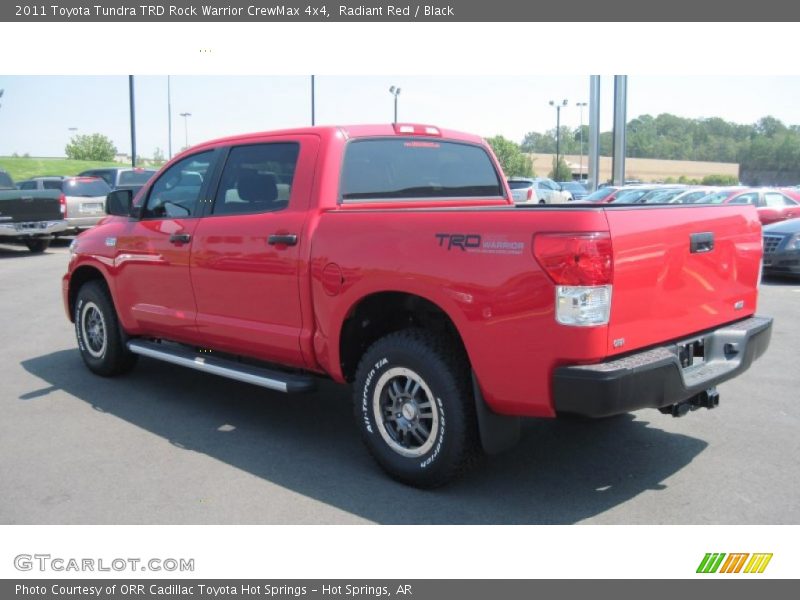 Radiant Red / Black 2011 Toyota Tundra TRD Rock Warrior CrewMax 4x4