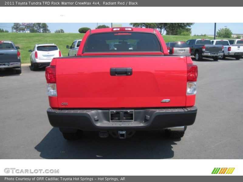 Radiant Red / Black 2011 Toyota Tundra TRD Rock Warrior CrewMax 4x4