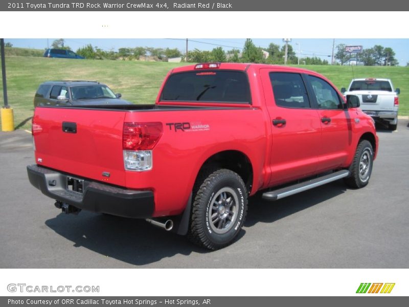 Radiant Red / Black 2011 Toyota Tundra TRD Rock Warrior CrewMax 4x4