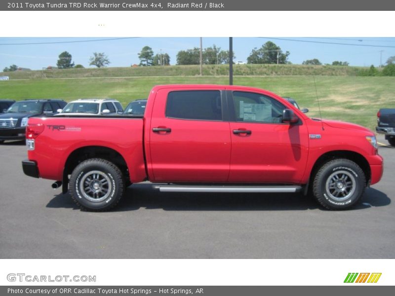Radiant Red / Black 2011 Toyota Tundra TRD Rock Warrior CrewMax 4x4
