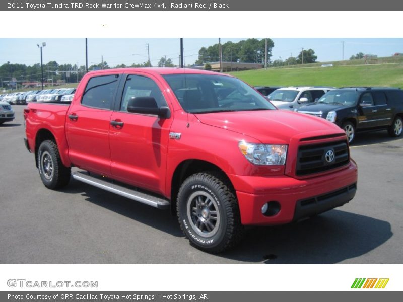 Radiant Red / Black 2011 Toyota Tundra TRD Rock Warrior CrewMax 4x4
