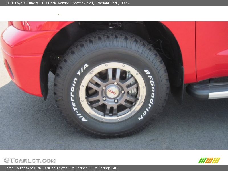 Radiant Red / Black 2011 Toyota Tundra TRD Rock Warrior CrewMax 4x4