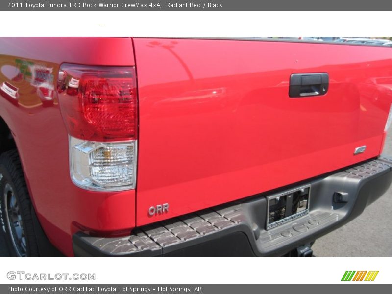 Radiant Red / Black 2011 Toyota Tundra TRD Rock Warrior CrewMax 4x4